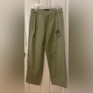 TEDDY FRESH Embroidered Pants Size 28